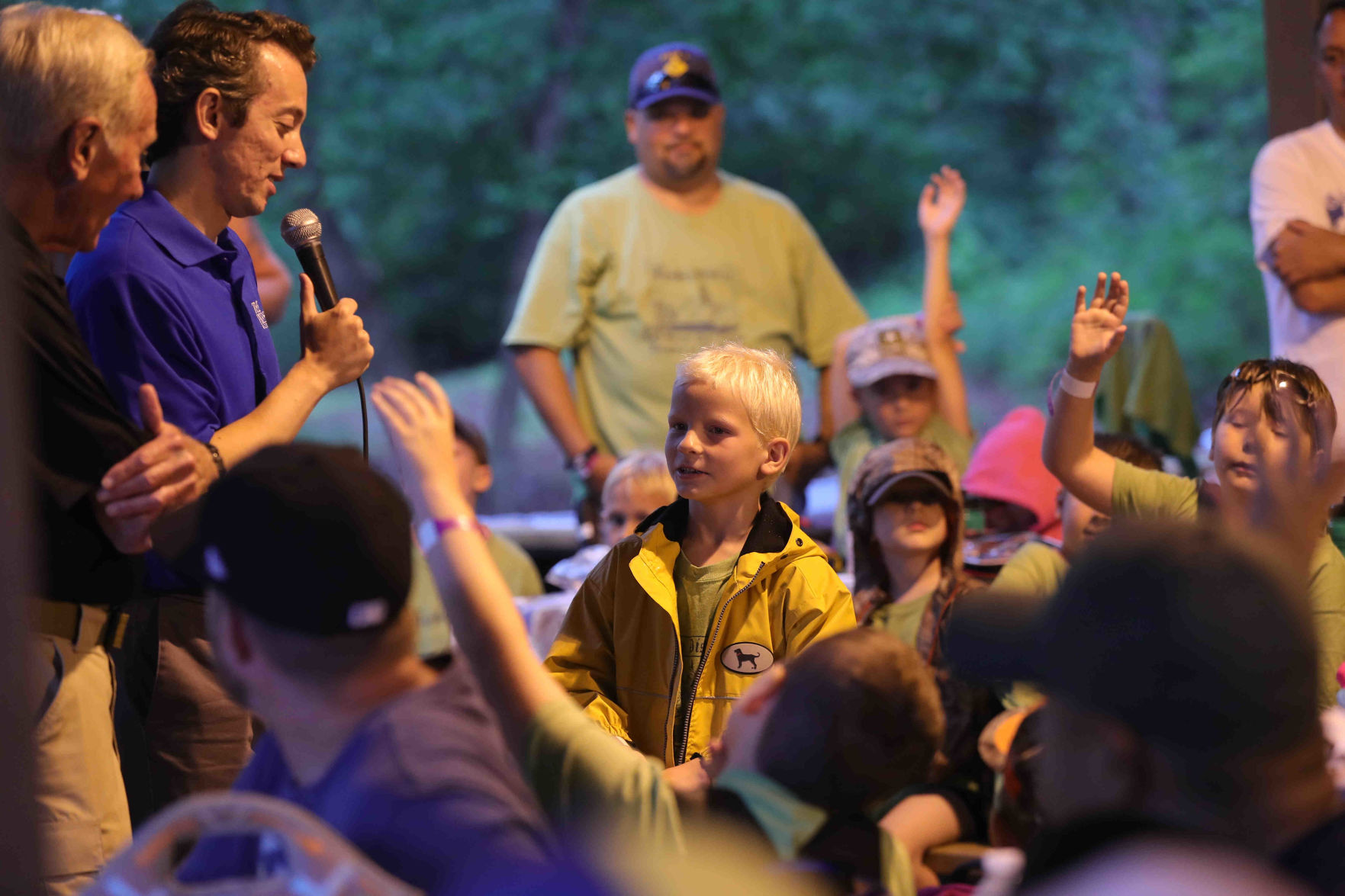 Joe Martucci conducted a safety and weather for Boy Scout troops